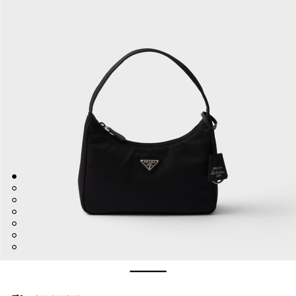 Prada Handbags - Re-Nylon Prada Re-Edition 2000 mini-bag